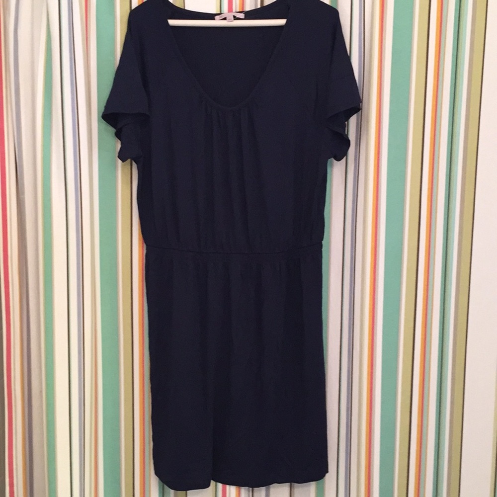 New navy modal/spandex dress/beach coverup